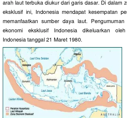 Gambar  7 .Batas Wilayah Laut Indonesia 