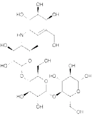 Gambar 1. Rumus Bangun Acarbose (Anonim, 2007)  