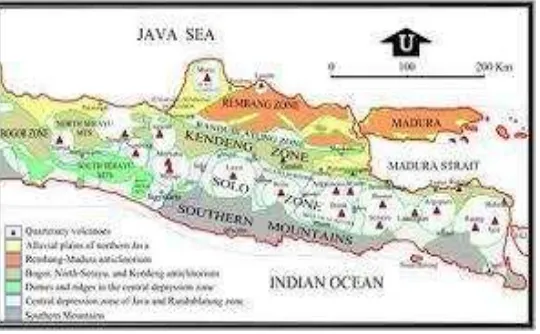 Gambar 9. Geomorfologi Jawa 
