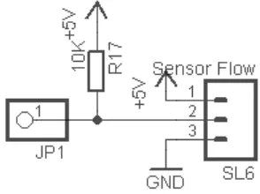 Gambar 3.3 Mechanic Dimensi Water Flow sensor 