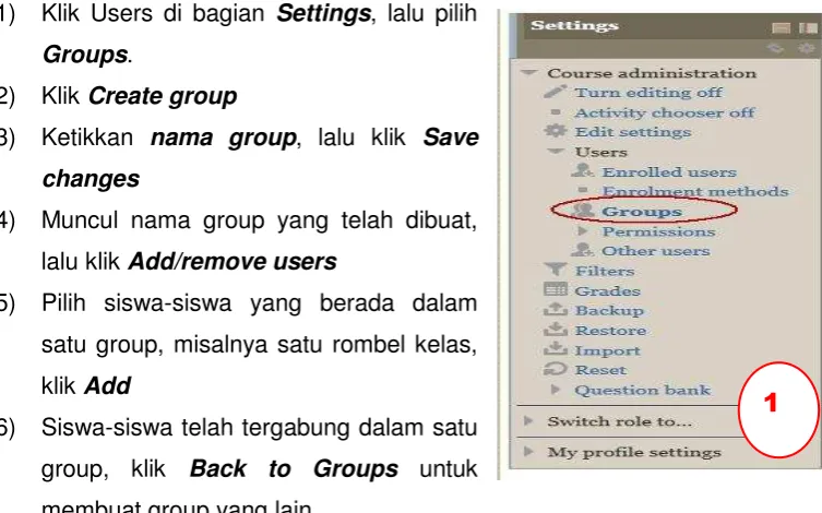Gambar 2. Step 1 Membuat Group 