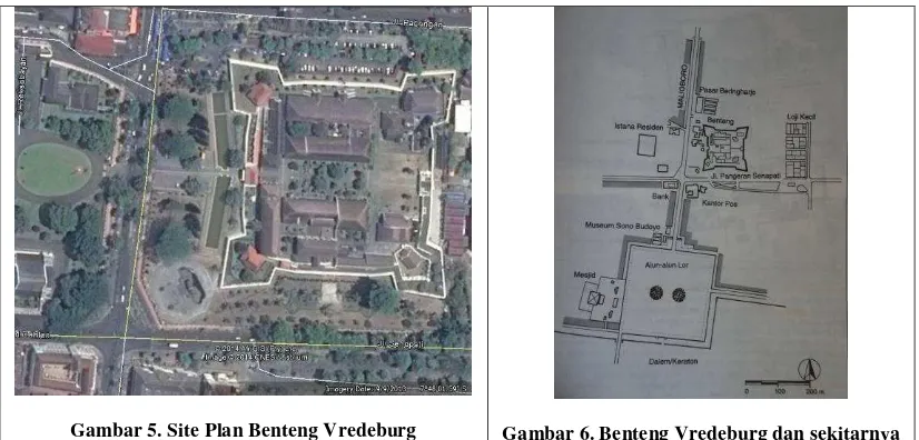 Gambar 5. Site Plan Benteng Vredeburg 