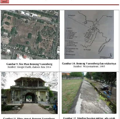 Gambar 10. Benteng Vastenberg dan sekitarnya 