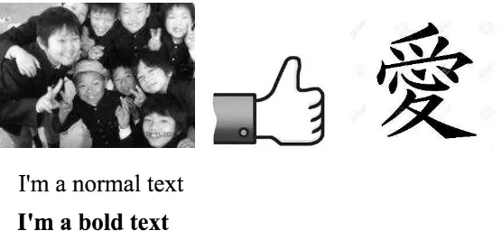 Figure 1 gambar –gambar teks dan non teks 