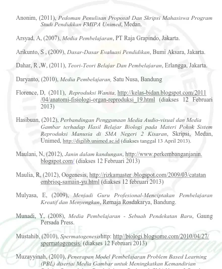 Gambar terhadap Hasil Belajar Biologi pada Materi Pokok Sistem Reproduksi Manusia di SMA Negeri 2 KisaranUnimed, , Skripsi, Medan, http://digilib.unimed.ac.id (diakses tanggal 13 April 2013)