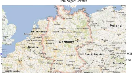 Gambar 2.4 Peta Negara Jerman 