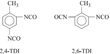 Gambar 6  Strukur molekul isomer TDI G