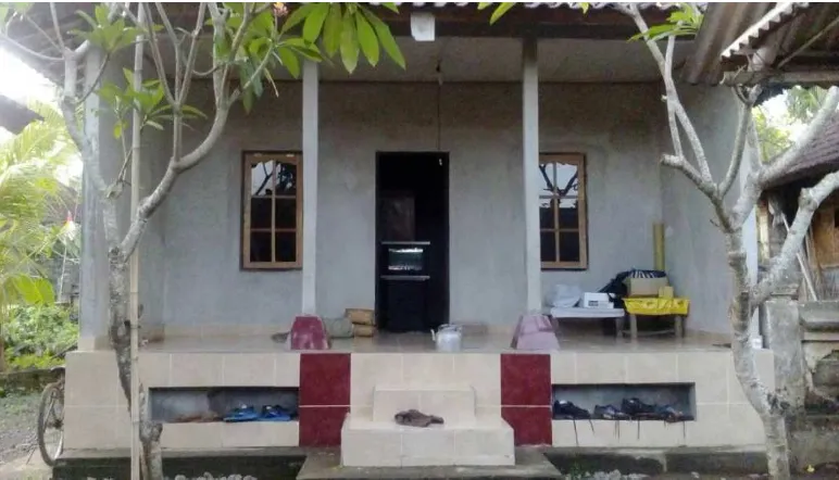 Gambar 3. Bangunan yang mendapat bantuan Bedah Rumah dari Provinsi Bali Tahun 2013 