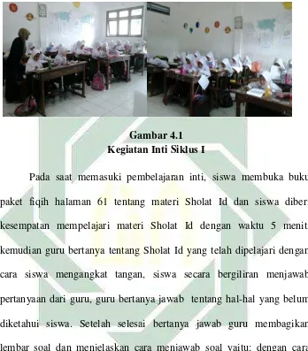 Gambar 4.1 Kegiatan Inti Siklus I 