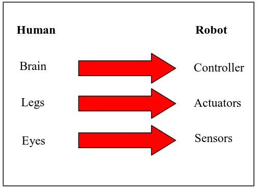 Figure 1.1: Robot Compare to human 