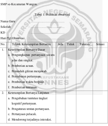 Teknik Keterampilan Bertanya - Keterampilan Bertanya