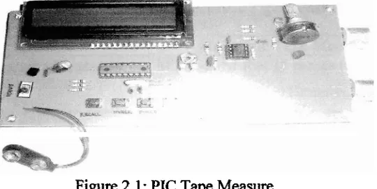 Figure 2.1 : PIC Tape Measure 