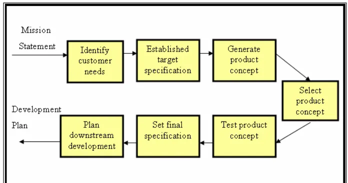 Figure 2.1 Concept development phases  
