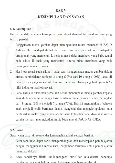 gambar berhasil meningkatkan minta baca anak di PAUD AZHURA. 