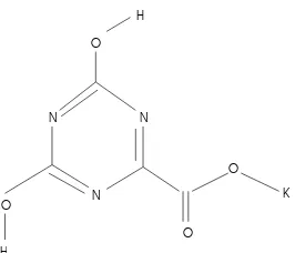 Gambar 5. Struktur Potassium Oxonate (Anonim, 2008) 
