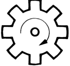 Figure 2.1. Tooth Ferromagnetic Wheel with known teeth, N 