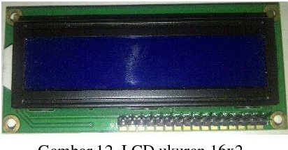Gambar 11. Konvigurasi kaki pin LCD 