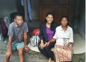 Gambar 1 Kondisi rumah Bapak I Gusti  