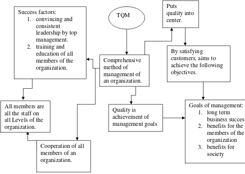 Figure 2.1: Structure of TQM according to these definitions 
