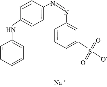 Gambar 2. Struktur Metanil Yellow 