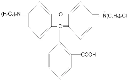Gambar 1. Struktur Rhodamin B 