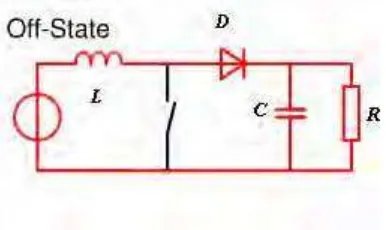 Figure 2.2: Current flow through the circuit during ON time  