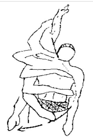 Gambar 3. Pola gerak S. Pattern (Dumadi dan Kasiyo D.W, 1992:42) 