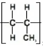 Figure 2.5: Repeating unit of PP 