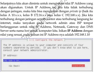 Gambar 2.13 Konfigurasi network secara manual 