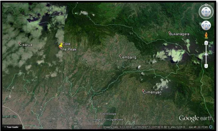 Gambar 3.1 Lokasi daerah penelitian di Desa Karya Wangi, Kabupaten Bandung Barat 