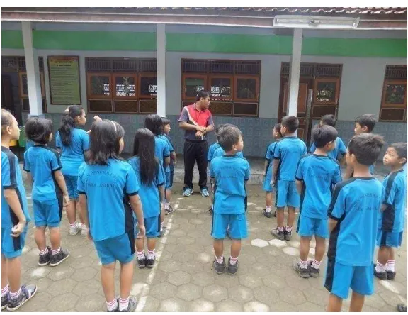 Gambar 19. Suasana Kegiatan Pendahuluan Siklus I  