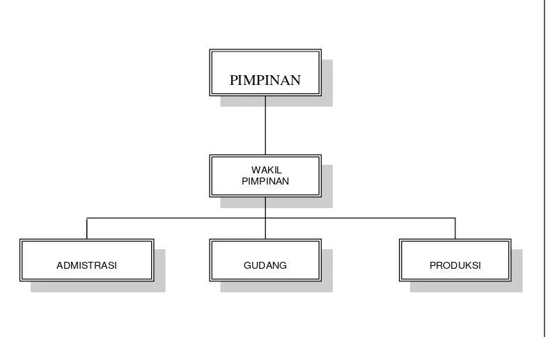 Gambar 3.1 Struktur Organisasi CV.Amanah 