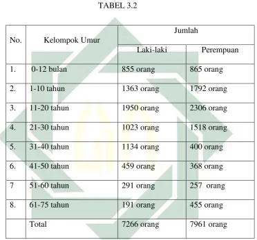         TABEL 3.2 