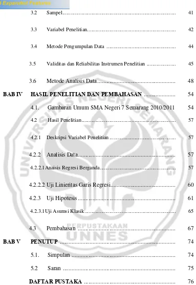 Gambaran Umum SMA Negeri 7 Semarang 2010/2011  