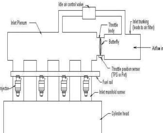 Figure 2.4 Multipoint injection (source: www.engine LogicsInc.) 