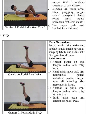 Gambar 5. Posisi Akhir Heel Touch 