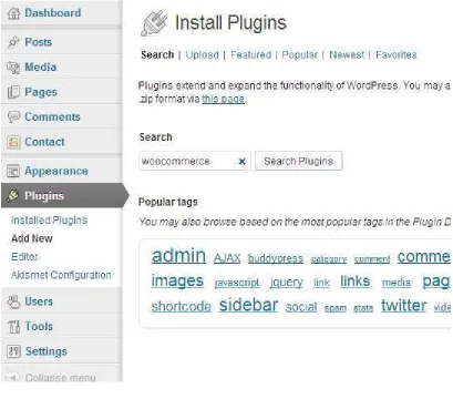 Gambar III.6 instal plugin 
