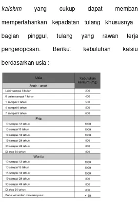 Gambar 2. 2 : Angka kecukupan gizi 2004 