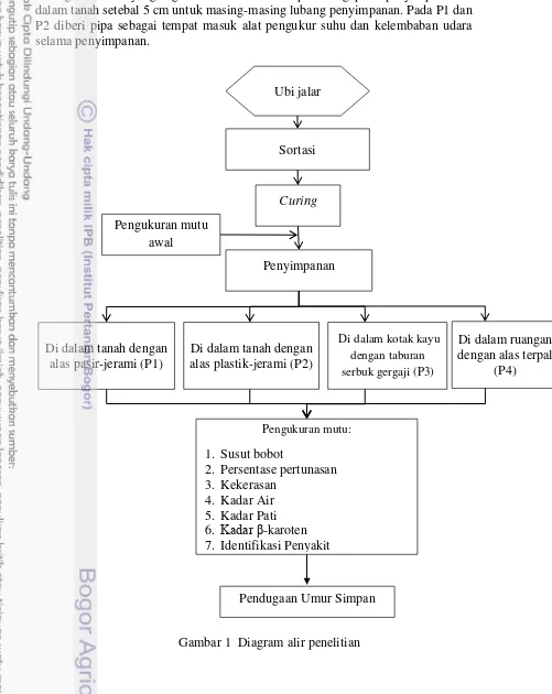 Gambar 1  Diagram alir penelitian 