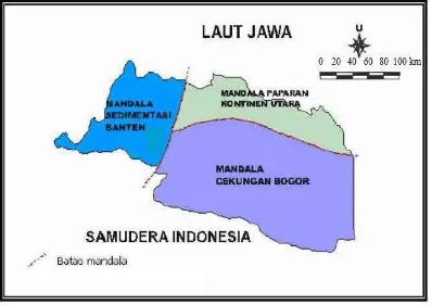 Gambar 3. Mandala Sedimentasi Jawa Barat (Martodjojo, 1984). 