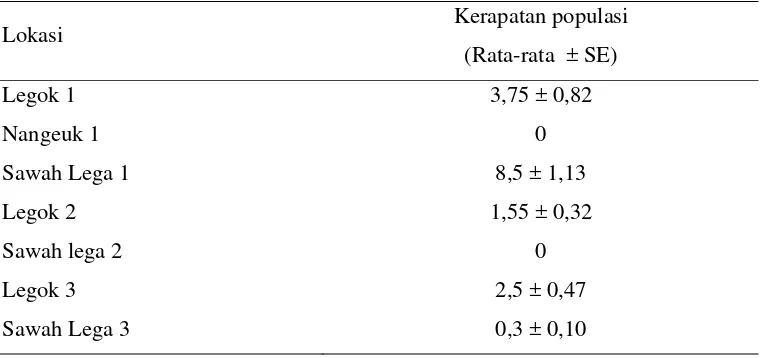 Tabel 5  Rataan kerapatan populasi T. vaporariorum (ekor/tanaman)  