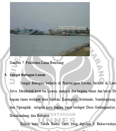Gambar 7. Pelabuhan Lama Rembang    