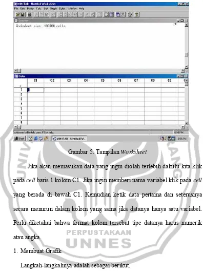 Gambar 5. Tampilan Worksheet 