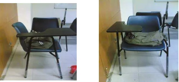 Figure 2.1: Current writing table chair 