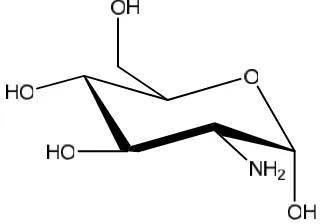 Gambar 5. Struktur glukosamin