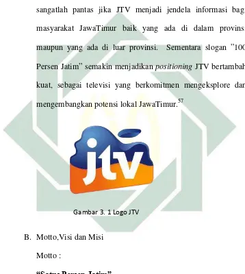 Gambar 3. 1 Logo JTV 