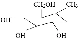 Gambar 3. Struktur Bangun 1-Deoxynojirimycin  