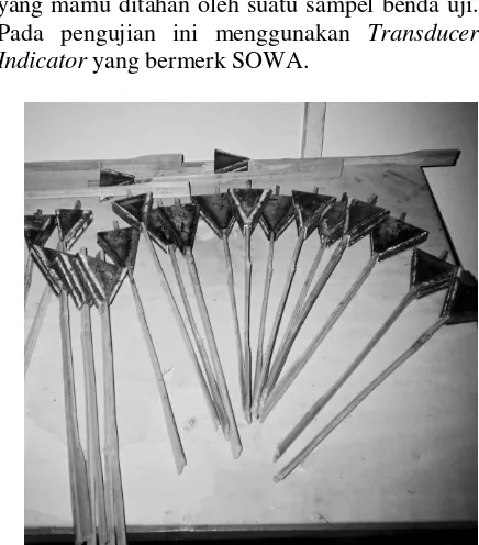 Gambar 3. benda uji alat pemegang tendon bambu 