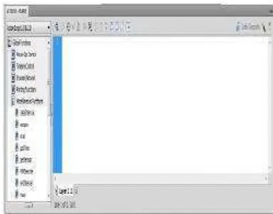 Gambar 2.11 Panel Action Script Adobe Flash CS5 