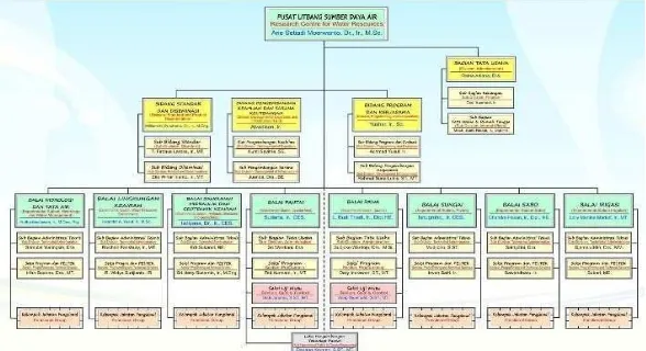 Gambar 3.1 Struktur Organisasi PUSAIR